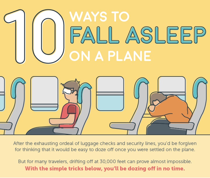 10 Ways To Fall Asleep On A Plane