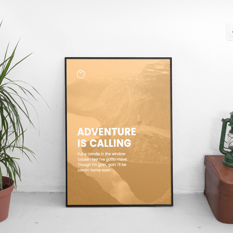 brochure for travel agency