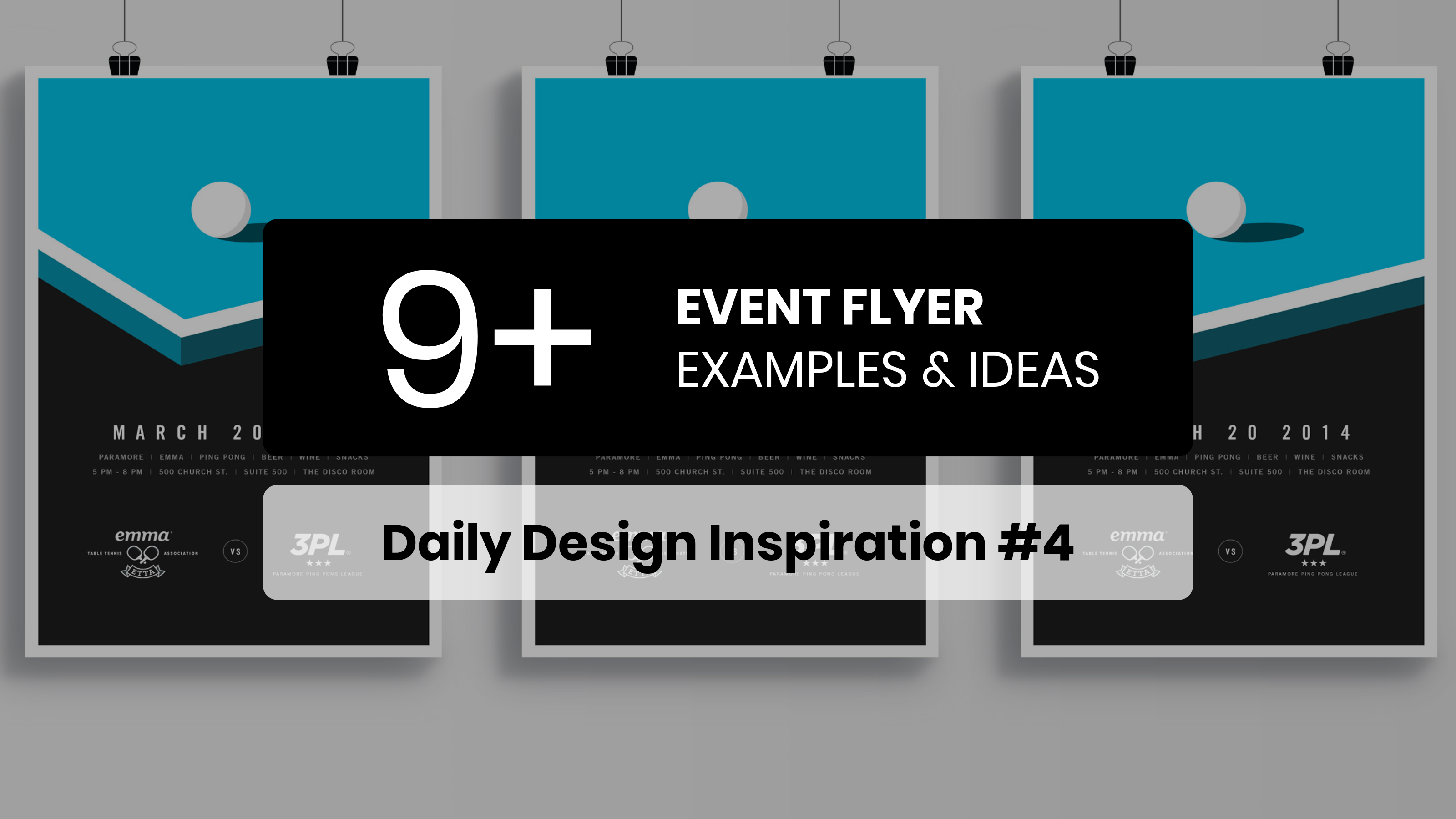 9 Event Flyer Inspiration Examples & Templates