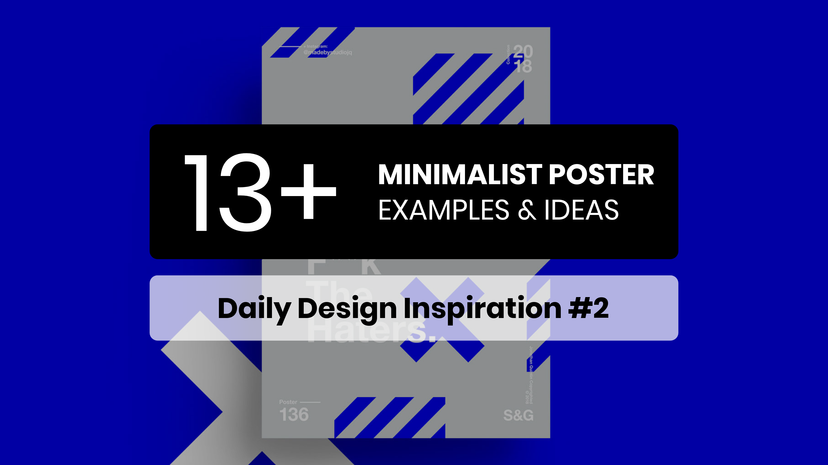 13 Minimalist Poster Examples & Templates