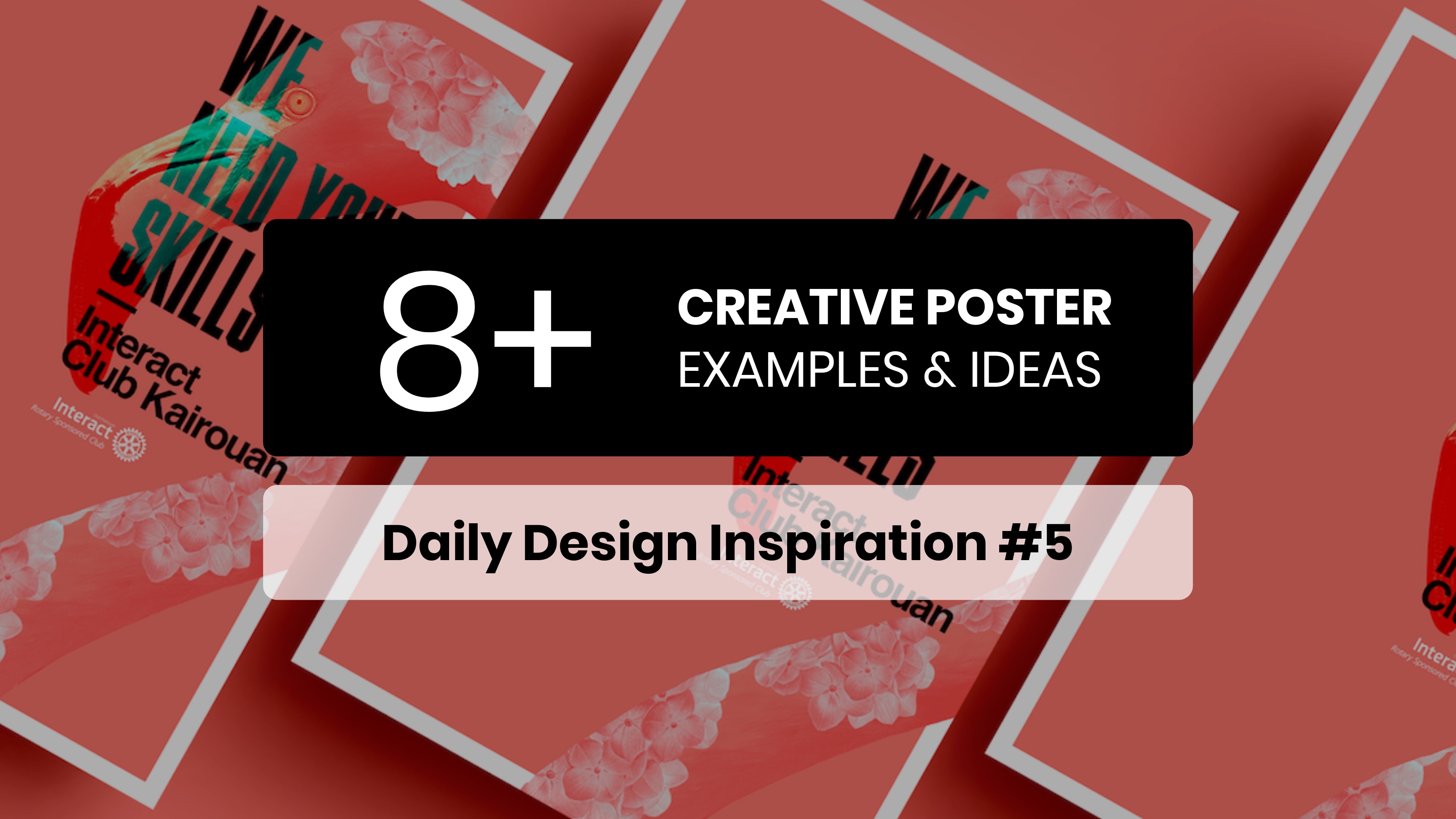 8 Creative Poster Inspiration Examples & Templates