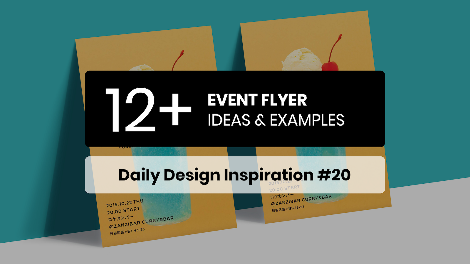 Onwijs 12+ Event Flyer Design Examples & Ideas - Daily Design Inspiration GA-08