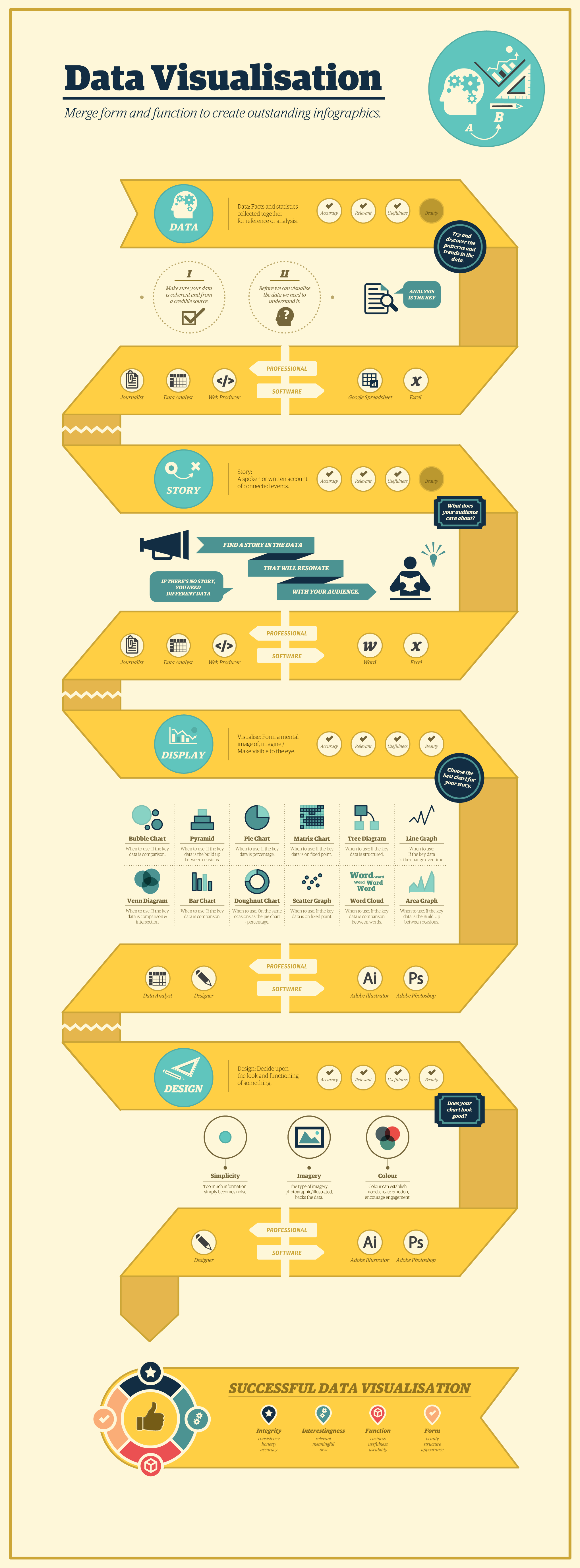 Beautiful Data Visualization Process Infographic Example - Venngage 