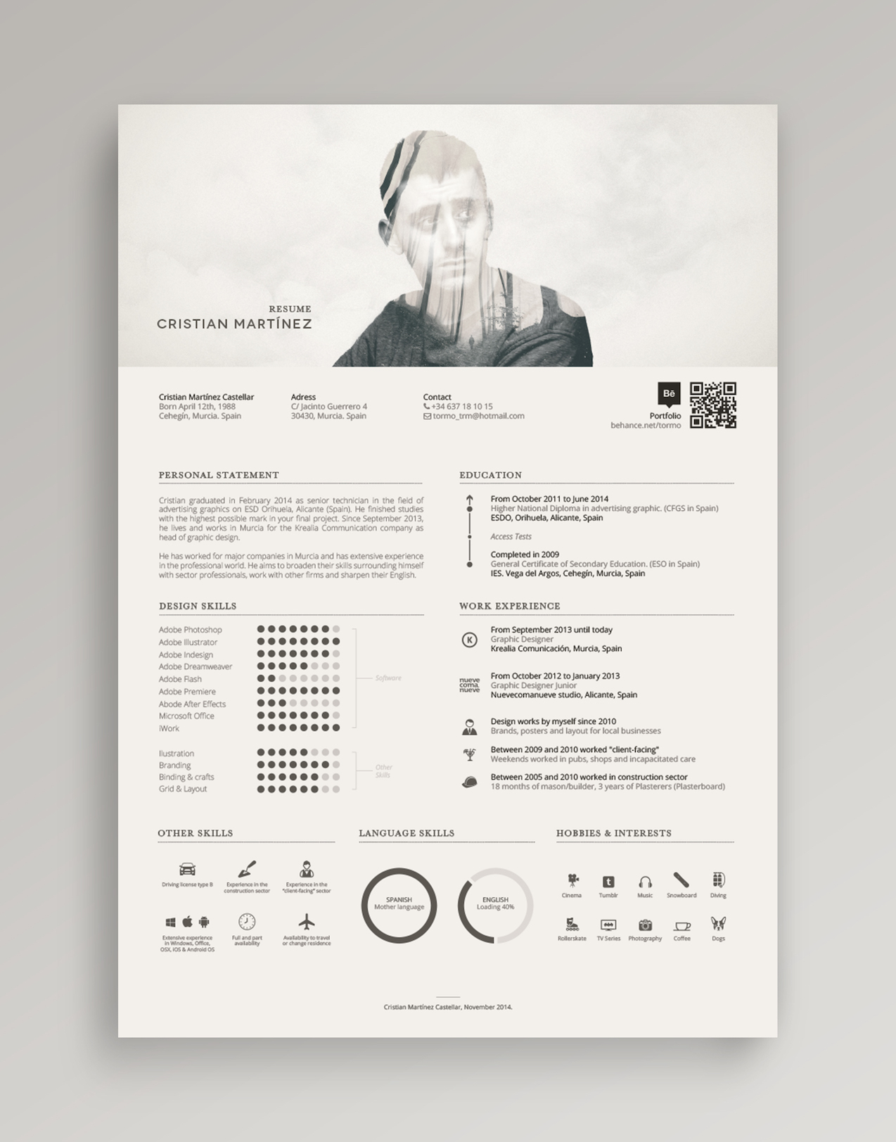 creative resume design samples