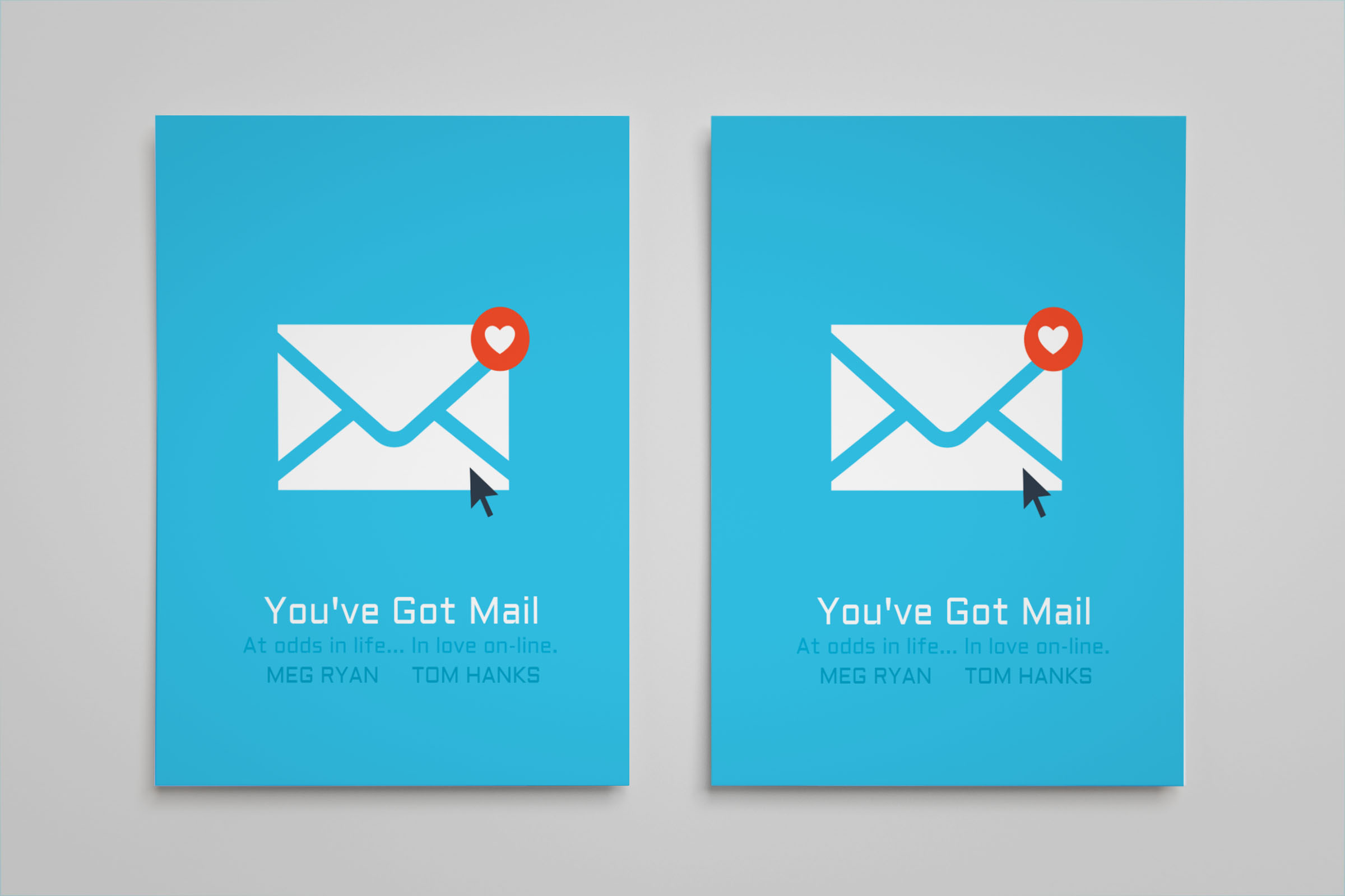 You've Got Mail // Minimalist Art Poster for Sale by DrawnToMind