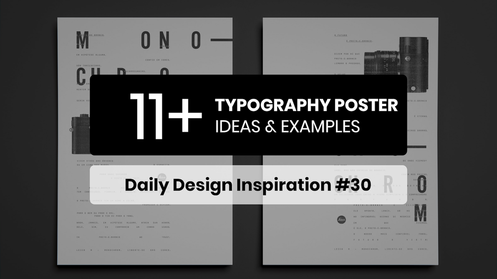 typography layout inspiration